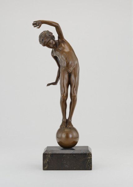Boy Balancing on a Ball, model 1888, cast probably c. 1905.