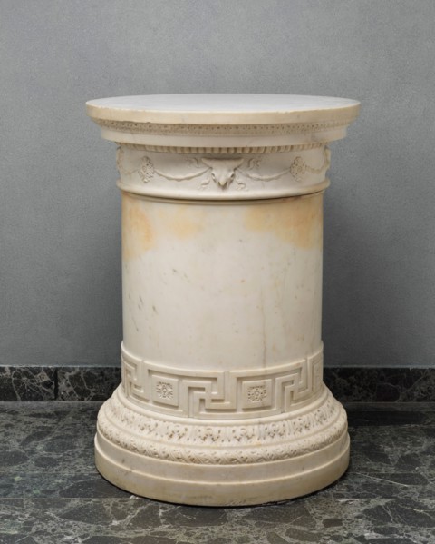 Pedestal for "Venus" after Canova, c. 1822/1823.