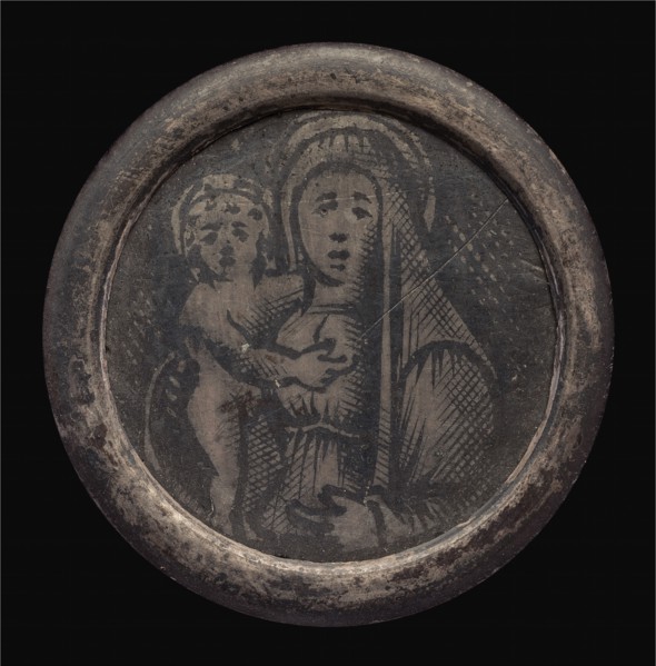 The Virgin and Child.