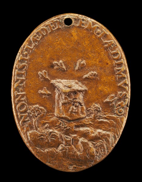 Bees around a Hive [reverse], 16th century.