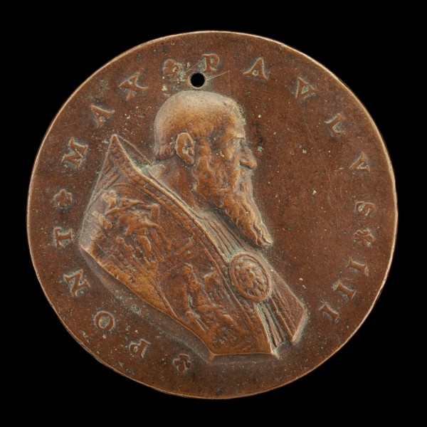 Paul III (Alessandro Farnese, 1468-1549), Pope 1534 [obverse], c. 1540.