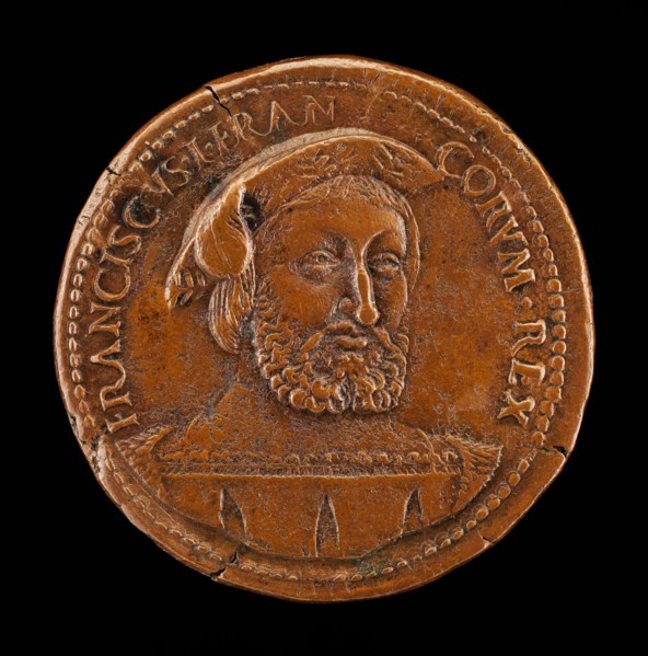 François I, 1494-1547, King of France 1515 [obverse], 16th century.
