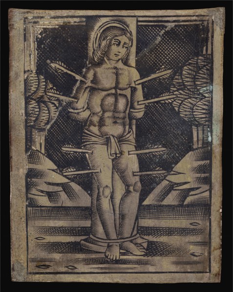 Saint Sebastian.