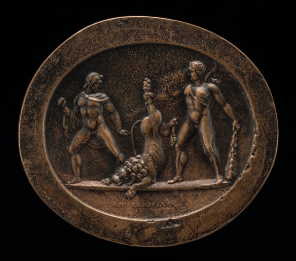 Hercules and the Nemean Lion, 18th century.