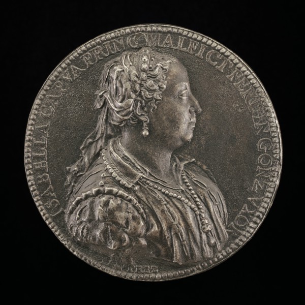 Isabella Capua, Princess of Malfretto, Wife 1529 of Ferrante Gonzaga, died 1559 [obverse].