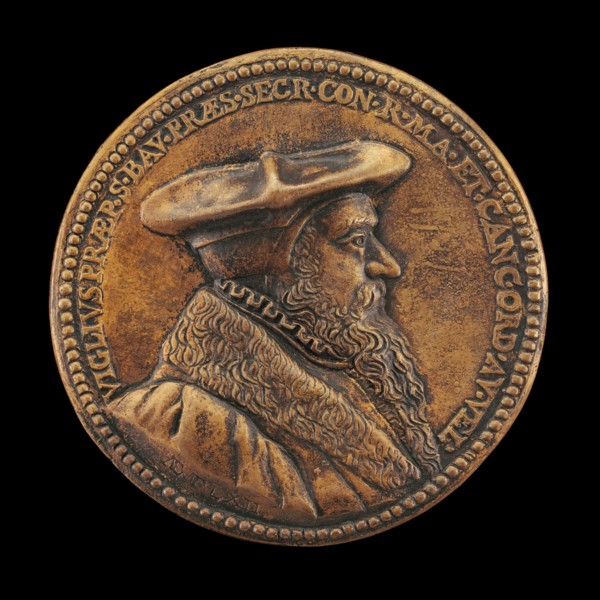 Viglius van Aytta of Zuichem, 1507-1577, Lawyer and Humanist [obverse], 1568.