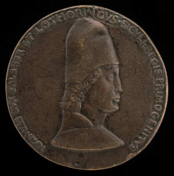 Jean d'Anjou, 1426-1470, Duke of Calabria and Lorraine [obverse], 1464.
