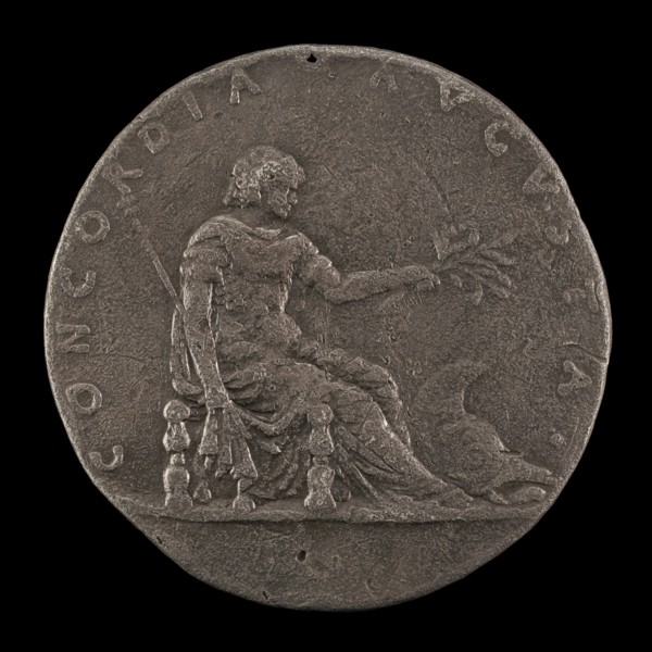 Concordia Holding a Lily Scepter and an Olive Branch, c. 1460/1466.
