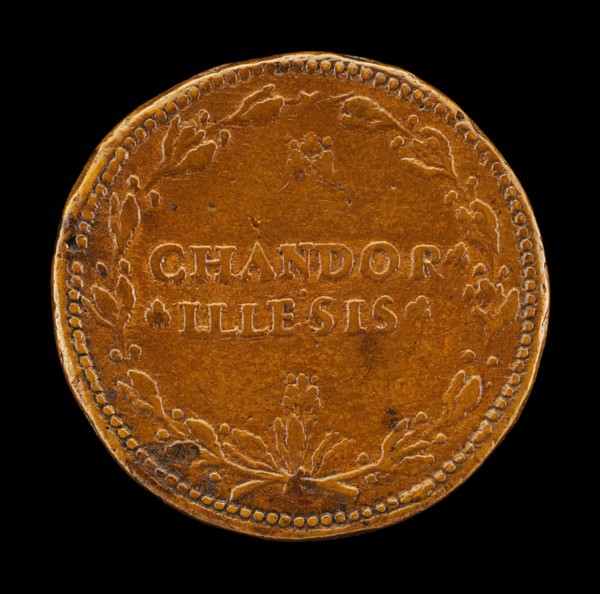 Inscription in a Laurel Wreath [reverse].