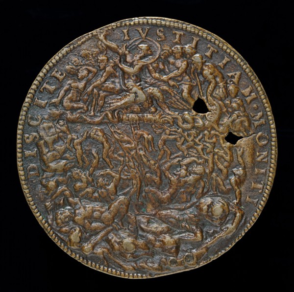 Jupiter Thundering against the Giants [reverse], 1547 or after.