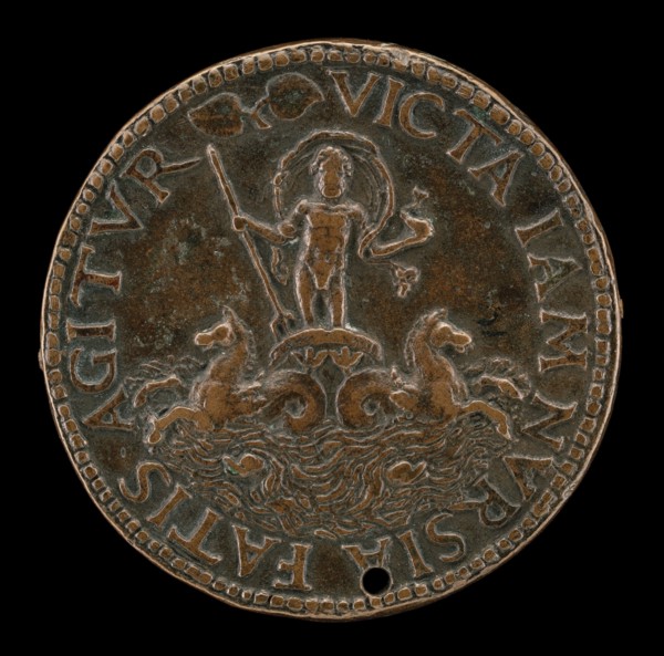 Neptune in a Sea-Car [reverse].