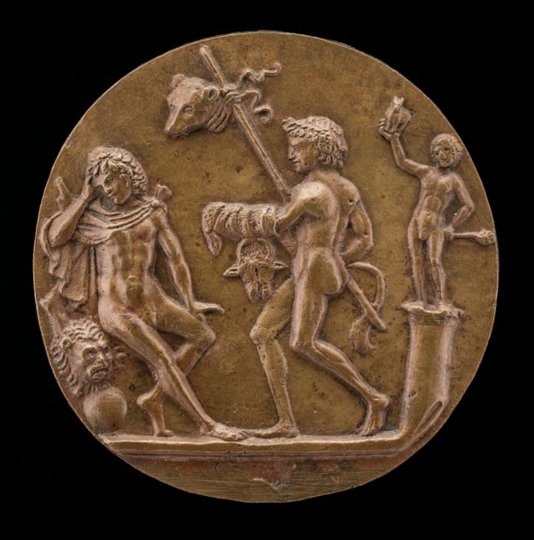 Hercules (?) with Bacchic Figures, second half 15th century.