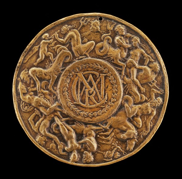 Frieze of Tritons and Nereids [reverse]. Attributed to Master IO.F.F.