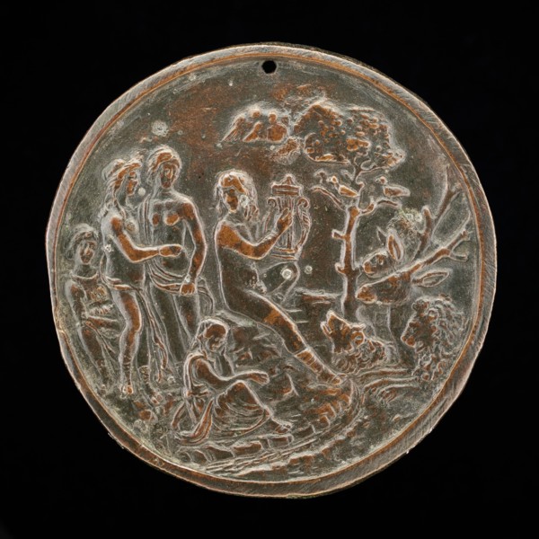 Orpheus Playing to the Animals, fourth quarter 15th century.