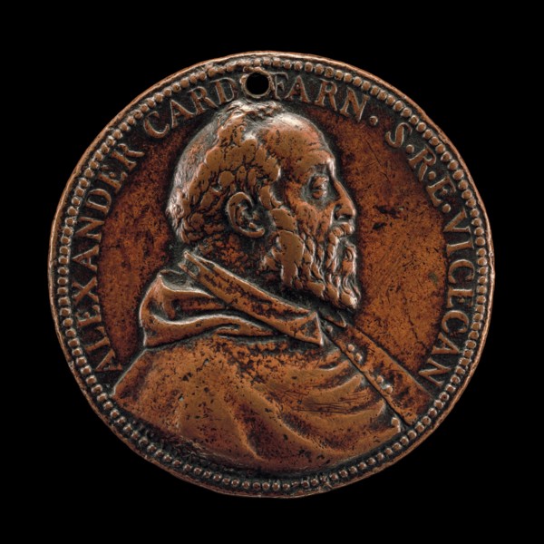Cardinal Alessandro Farnese, 1520-1589 [obverse], 1575.