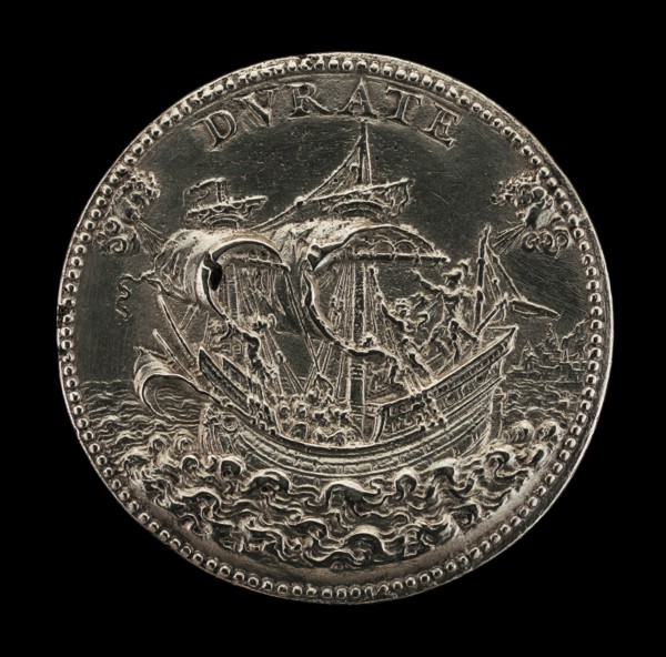 Ship at Sea [reverse].