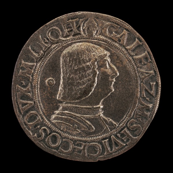 Galeazzo Maria Sforza, 1444-1476, 5th Duke of Milan 1466 [obverse], 16th century.