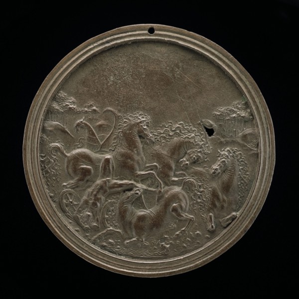 The Death of Hippolytus, or The Fall of Phaeton, late 15th - early 16th century.