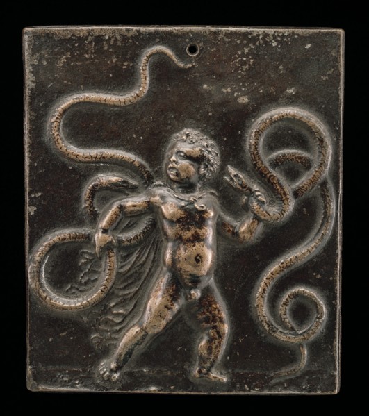 The Infant Hercules Strangling the Serpents, late 15th - early 16th century.