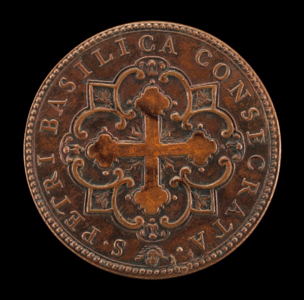 Consecration of St. Peter's (Botonée Cross in Quatrefoil Design) [reverse], 1628.