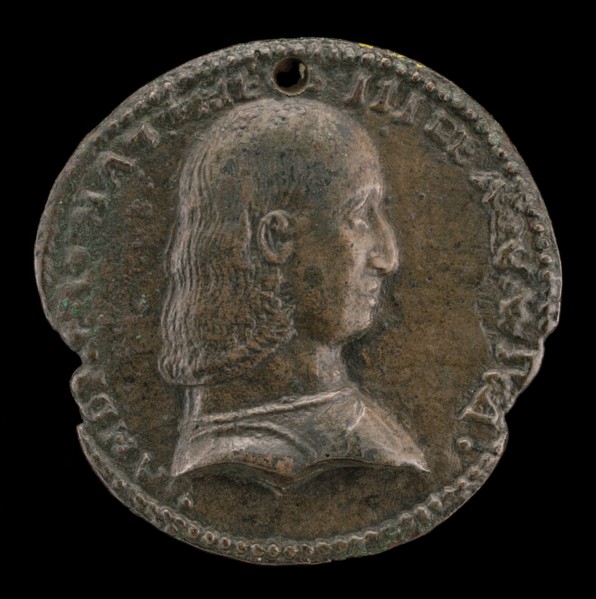Andrea Matteo III d'Acquaviva, 1457-1528, Duke of Atri and Teramo 1481 [obverse], late 15th century.