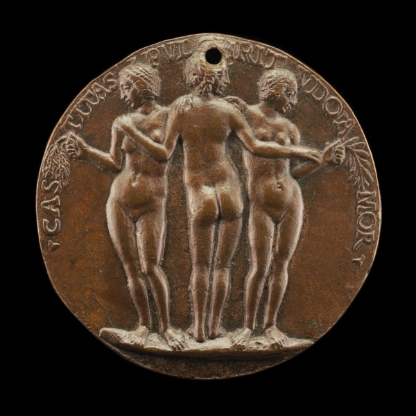 The Three Graces [reverse], c. 1486.