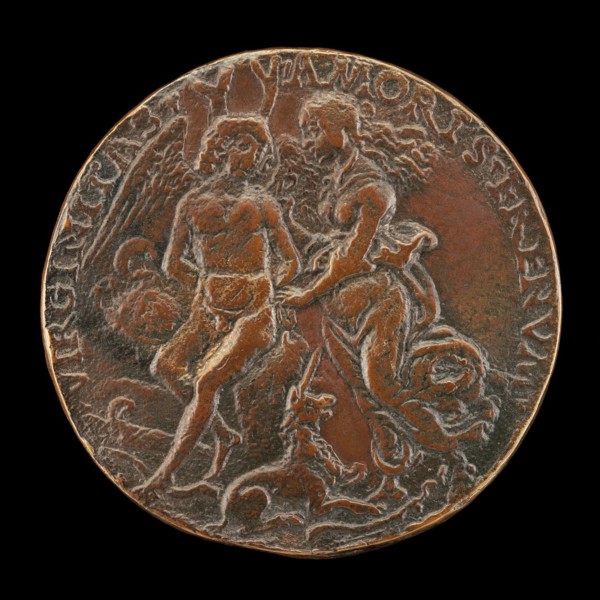 Virginity Tying Love to a Tree [reverse], 1485/1490.