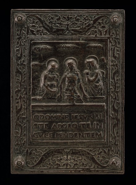 The Dead Christ between the Virgin and Saint John, 15th century.