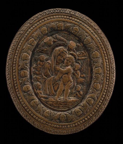 The Virgin and Child with Six Angels, 15th century.