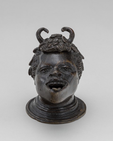 Lamp in the Form of a Satyr's Head, early 16th century.