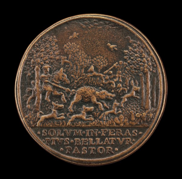 Boar Hunt [reverse], 1667/1682.