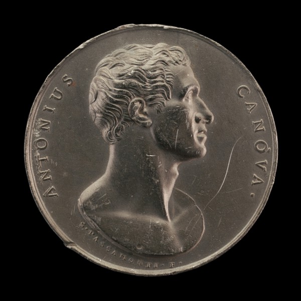 Antonio Canova, 1757-1822, Sculptor [obverse], 1816.