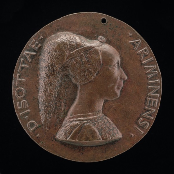 Isotta degli Atti, 1432/1433-1474, Mistress 1446, then Wife after 1453, of Sigismondo Malatesta [obverse], 1446.