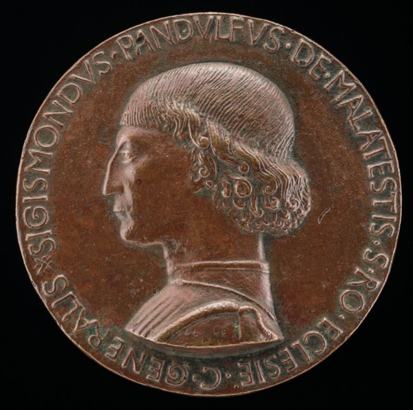 Sigismondo Pandolfo Malatesta, 1417-1468, Lord of Rimini and Fano [obverse], 1446.