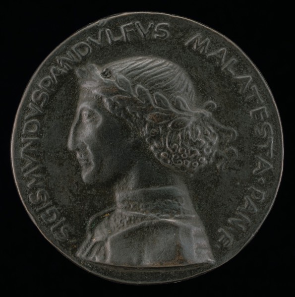 Sigismondo Pandolfo Malatesta, 1417-1468, Lord of Rimini and Fano [obverse], 1450.