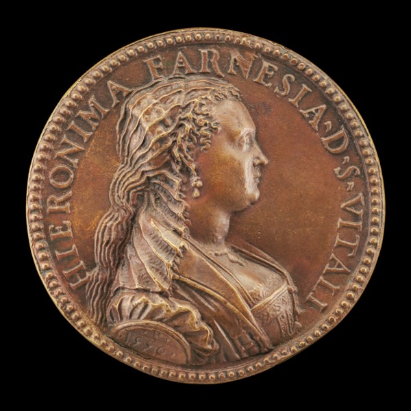 Girolama Farnese, Daughter of Galeazzo Farnese, Wife of Alfonso San Vitale, Widowed 1560, 1556.