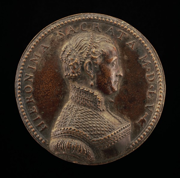Girolama Sacrata of Ferrara, 1555.