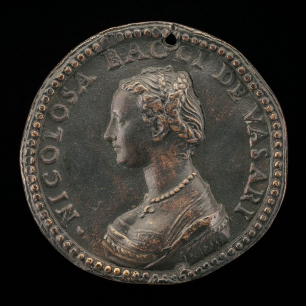 Nicolosa, Daughter of Francesco Bacci of Arezzo, Wife of Giorgio Vasari the Painter 1548, 1555.