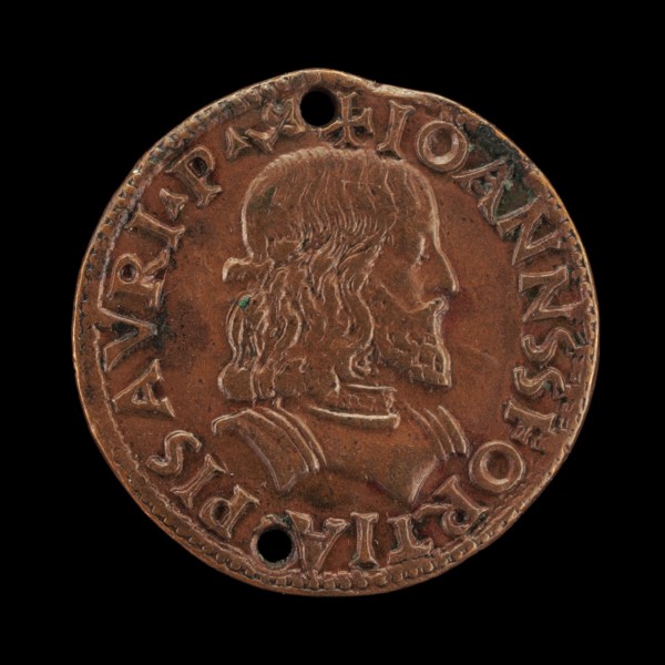 Giovanni Sforza, 1466-1510, Lord of Pesaro [obverse], 15th century.