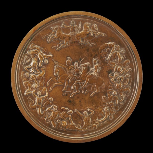 The Waterloo Medallion: The Victorious Generals Wellington and Blücher, with Jupiter's Conquest...[reverse], 1861.