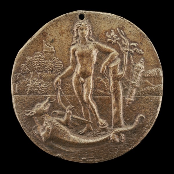 Jason (or Apollo) and the Dragon, early 16th century.