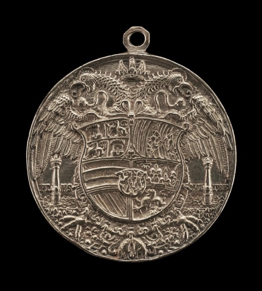 Double-headed Eagle, Charged with Shield [reverse], 1537.