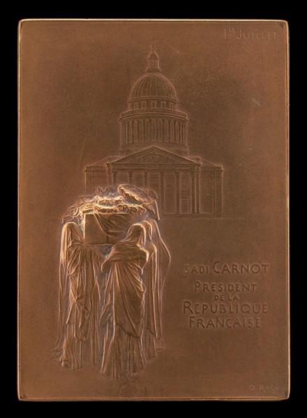 The Body of President Sadi Carnot Borne to the Panthéon [obverse], 1894.