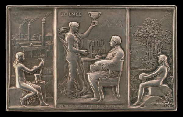 Charles Christofle, 1805-1863, Silversmith [obverse], 1892.