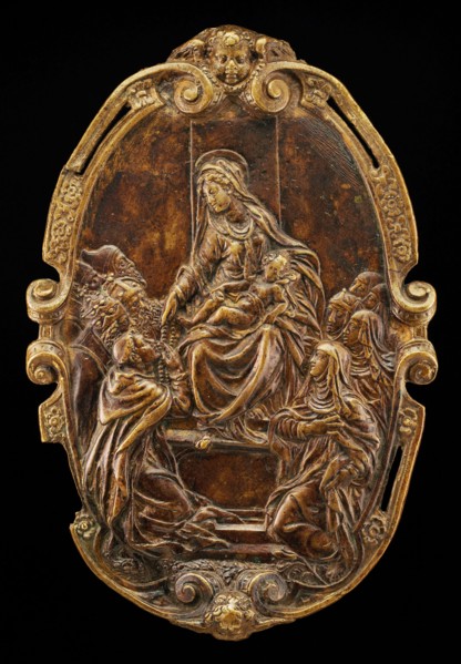 The Madonna of the Rosary, mid 16th century.