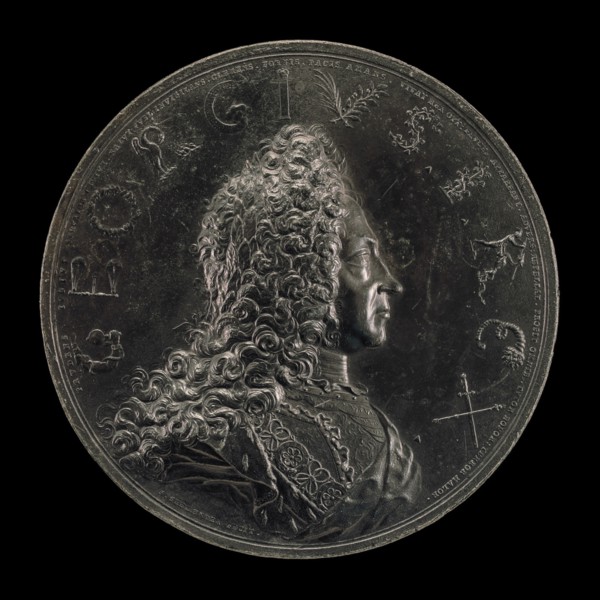 Coronation of George I, 1660-1727, King of England 1714 [obverse], 1714.