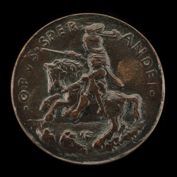 Giovanni II Bentivoglio Mounted in Armor with Captain's Baton [reverse].