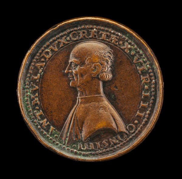 Antonio Mula, Venetian Patrician, Duke of Candia 1536, Member of the Council of Ten 1538 [obverse], 1538.