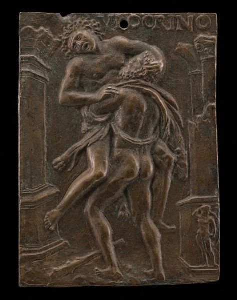 Hercules and Antaeus, early 16th century.