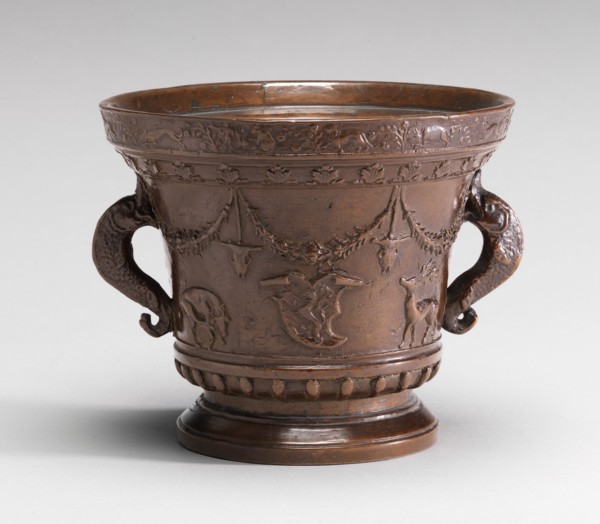 Mortar with Shields of Badoer Arms, 16th century.